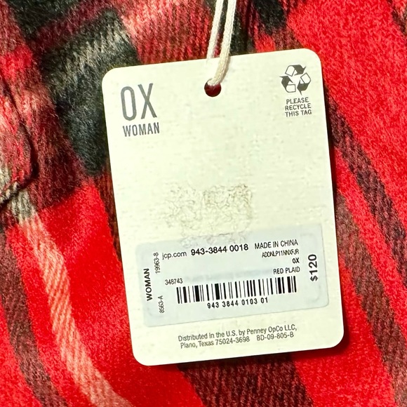 Flannel Red Woman’s Jacket - Picture 6 of 7